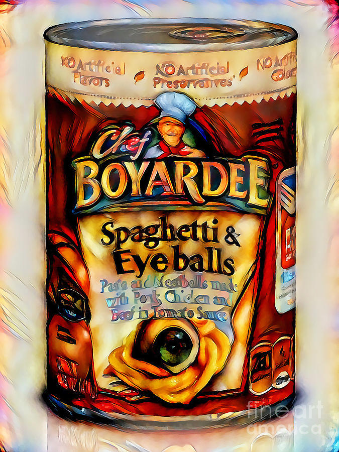 Chef Boyardee Spaghetti And Eyeballs 20200425 Photograph by Wingsdomain Art and Photography