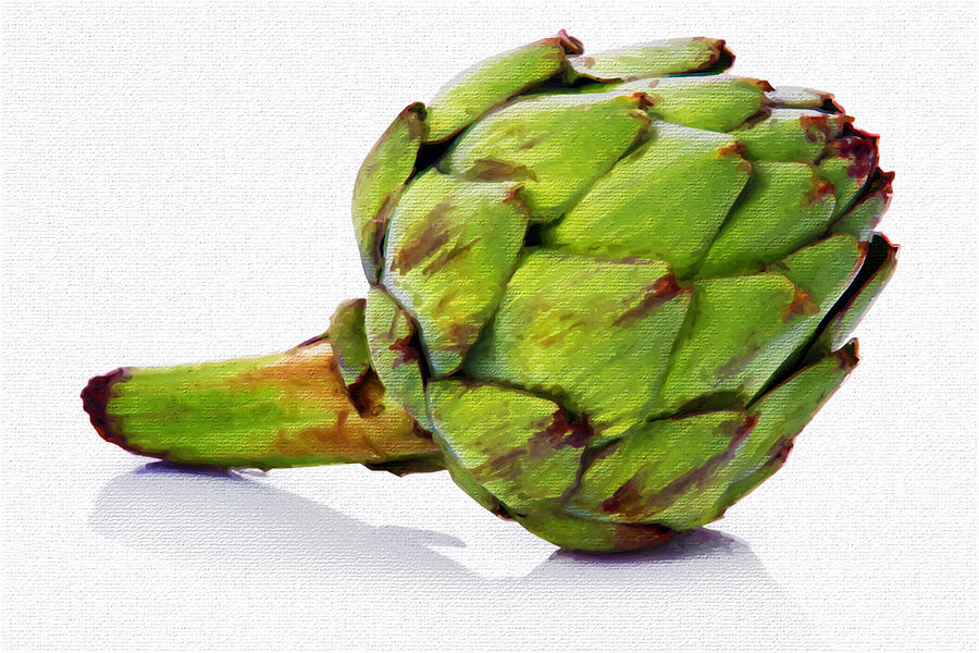 Chef Kitchen Cook Cooking Gifts Chefs Artichoke Artichokes Spices Painting by Tony Rubino