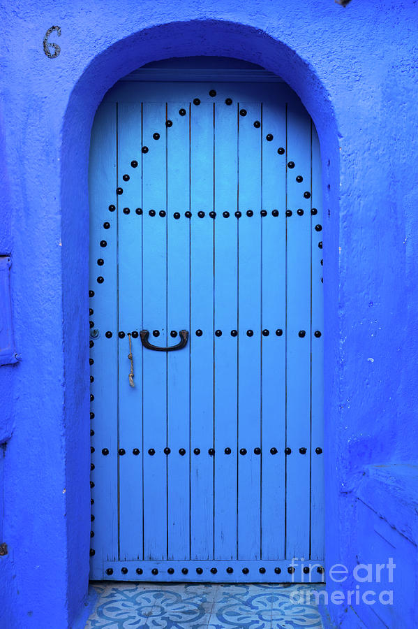 Chefchaouen Door 02 Photograph by Rick Piper Photography