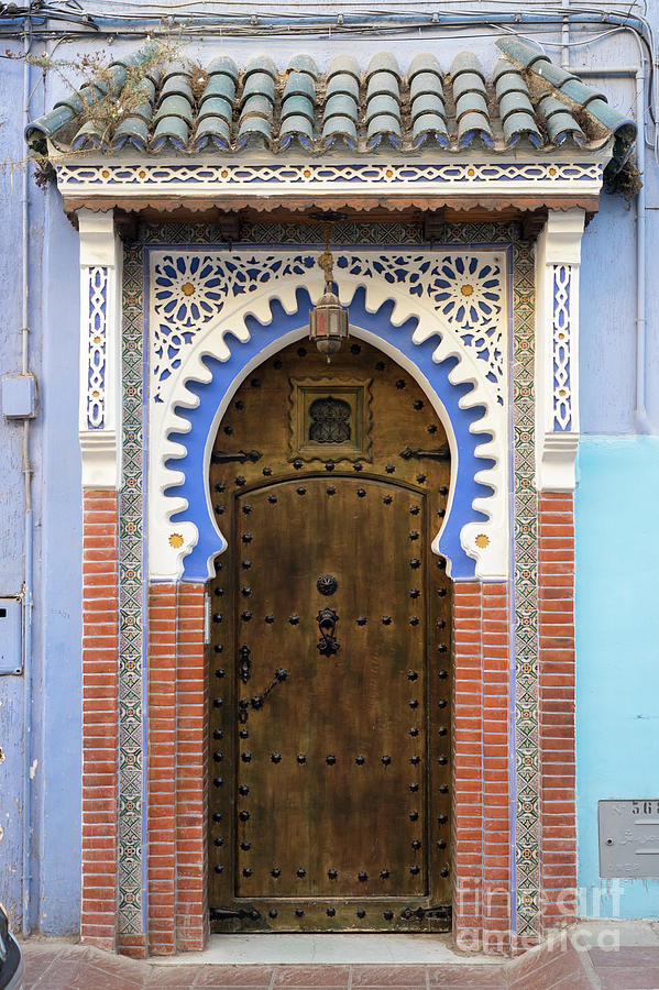 Chefchaouen Door 03 Photograph by Rick Piper Photography