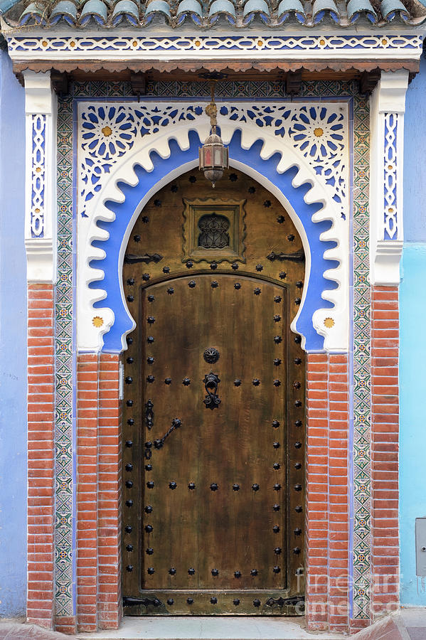 Chefchaouen Door 04 Photograph by Rick Piper Photography