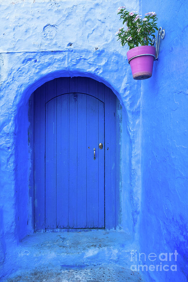 Chefchaouen Door 10 Photograph by Rick Piper Photography