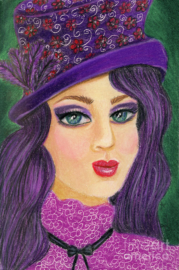 Chelsea Girl Passion For Purple Painting by Dorothy Lee