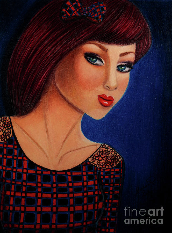 Chelsea Girl Ready For Autumn Painting by Dorothy Lee