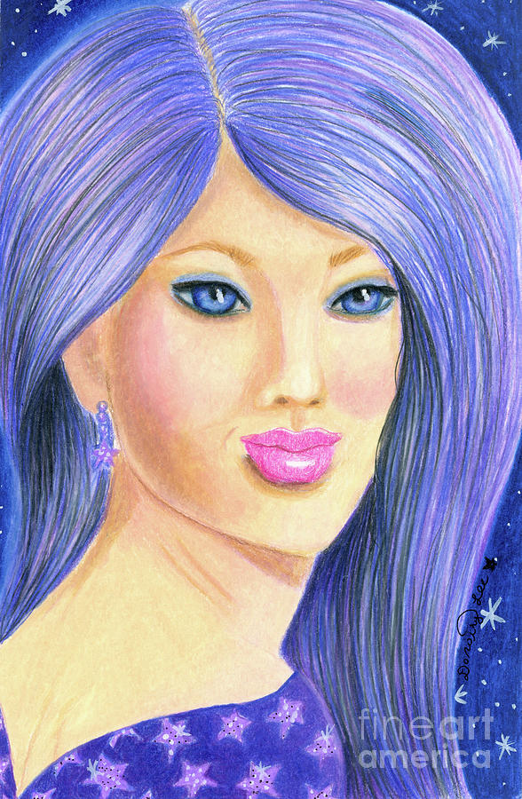 Chelsea Girl Starry Eve Painting by Dorothy Lee