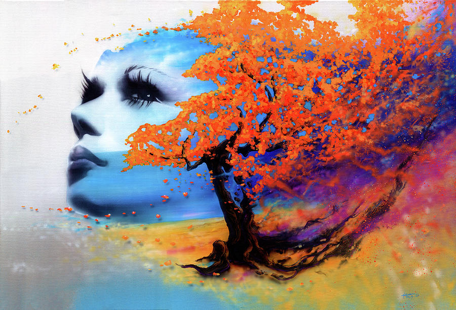 Chemistry Painting - Chemistry of Life by Luis Navarro Chemistry Painting - Chemistry of Life by Luis Navarro