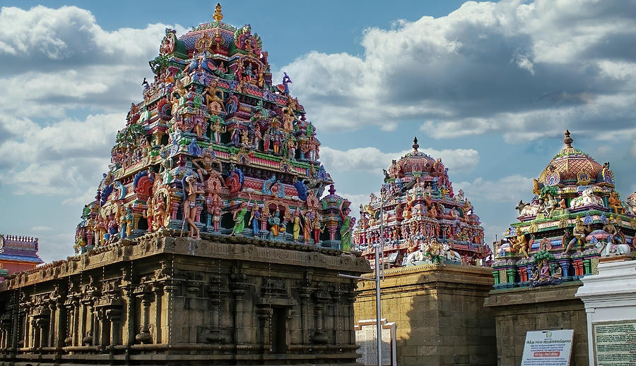 Chennai, India - Kapaleeswarar temple is the chief landmark of Mylapore and one of the popular and prominent Hindu temples in South India. Photograph by Arpan Bhatia