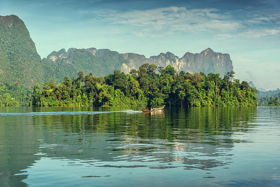 Cheow Lan lake in Thailand Photograph by Mikhail Kokhanchikov