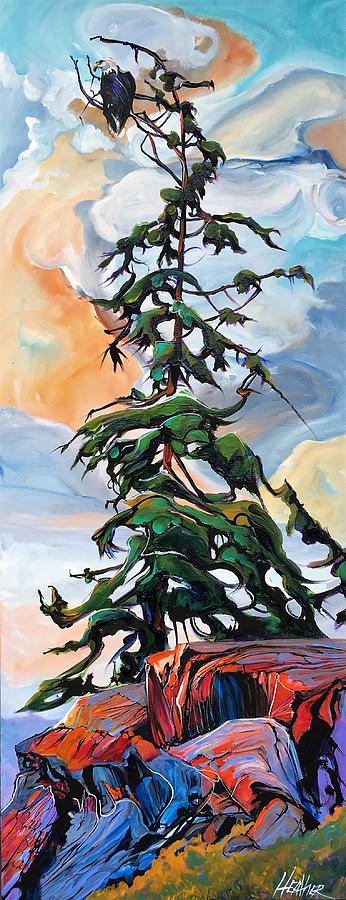 Tree Painting - Cherished by Heather Pant