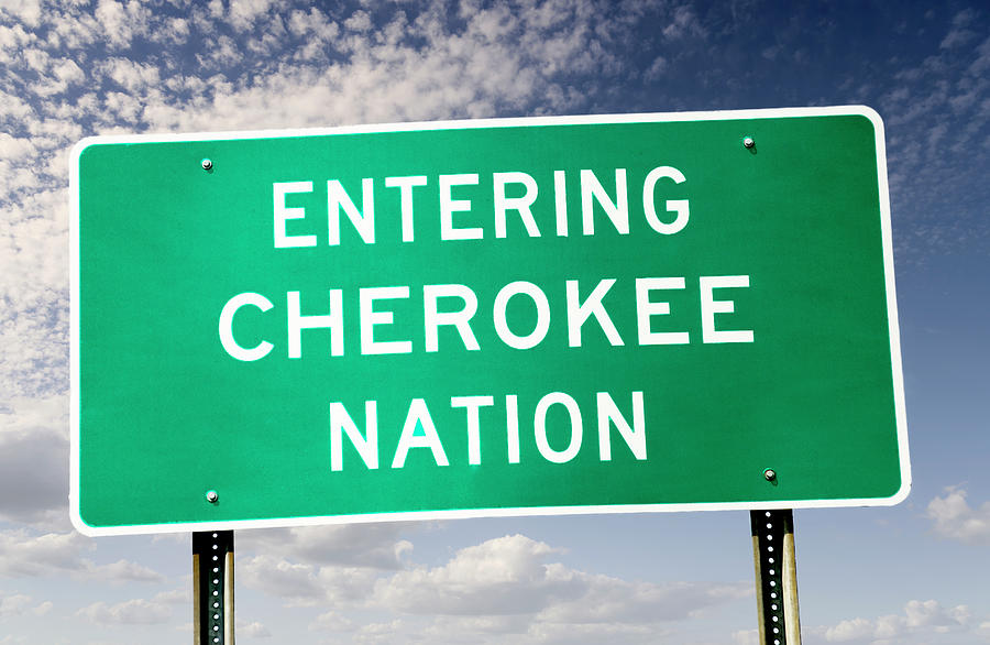 Cherokee Nation Sign Photograph by Bob Pardue