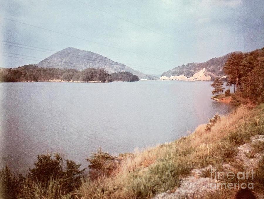 Cherokee National Forest Lake Dam Campground Autumn 1983 Photograph by Joseph Baril