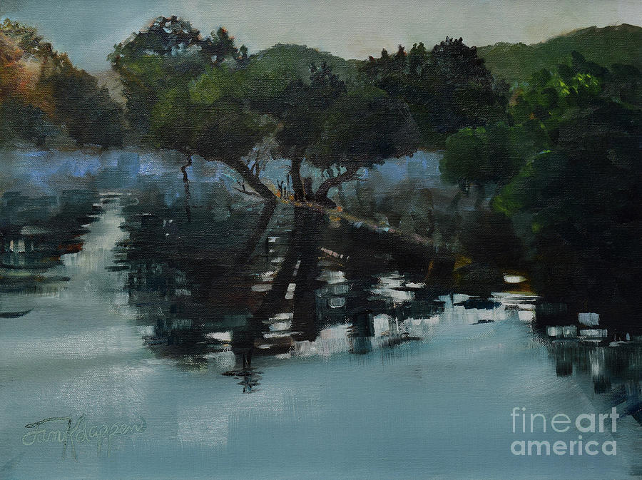 Cherokee Reflections Painting by Jan Dappen