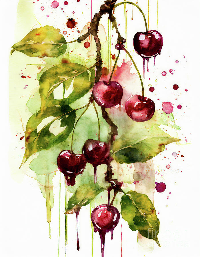 Cherries Digital Art