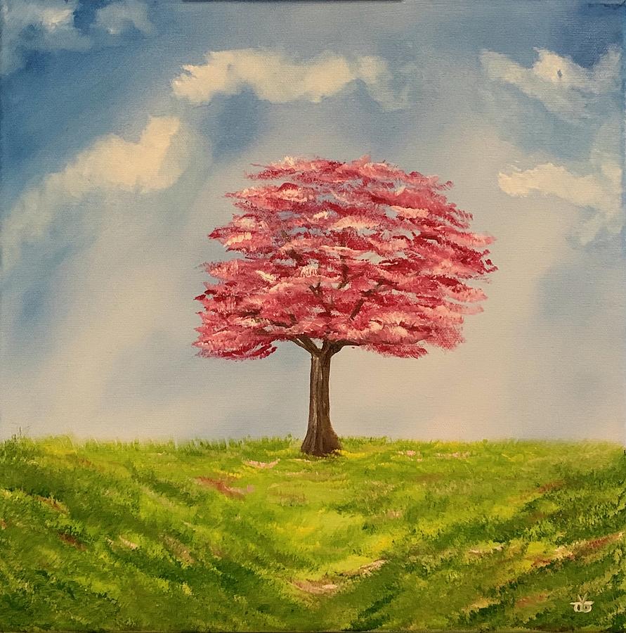 Cherry Blossom Painting by Judson Horner - Pixels