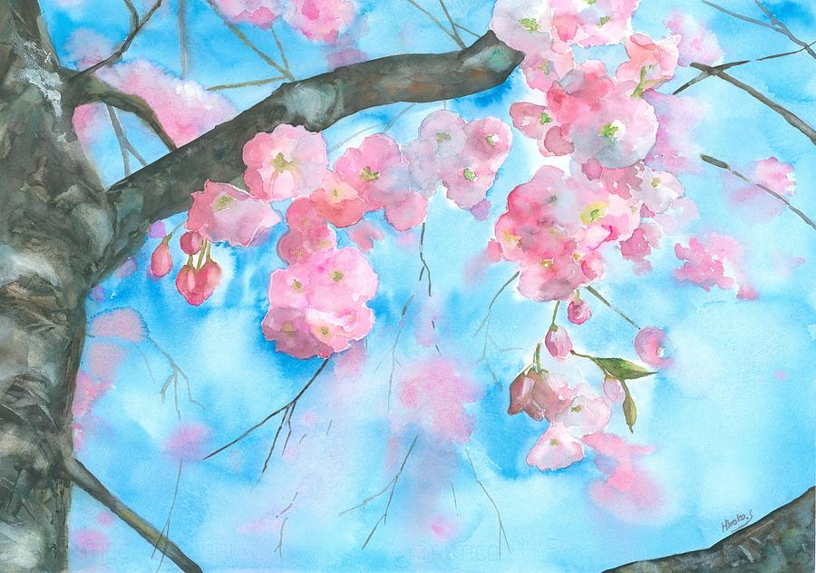 Cherry blossoms #2 Painting by Hiroko Stumpf