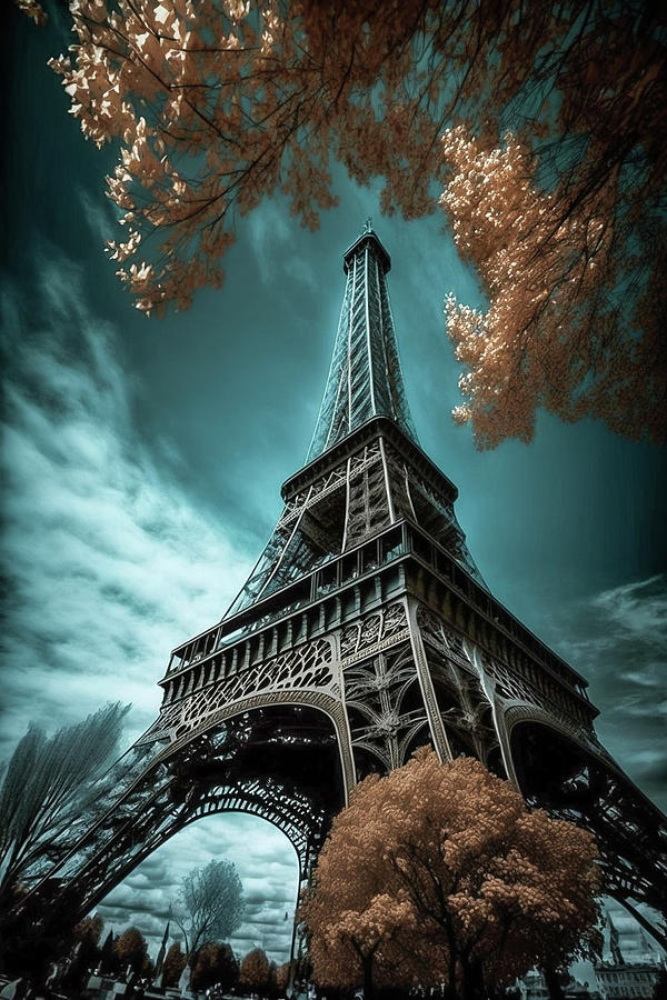 Cherry Blossoms And Eiffel Tower Photograph by Athena Mckinzie