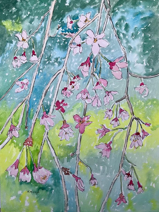 Cherry Blossoms Painting by Marita McVeigh - Fine Art America