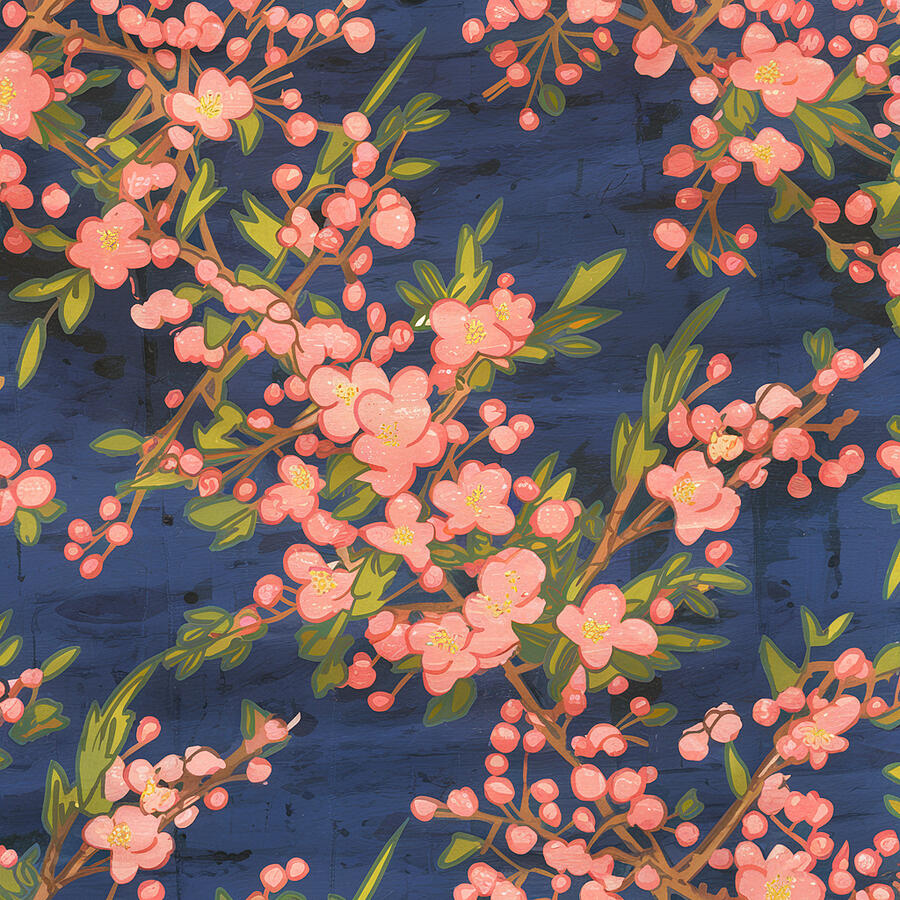 Nature Digital Art - Cherry Blossoms Sakura #89 by Tom Museum