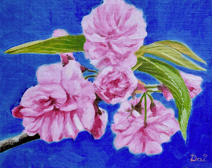Cherry Blossoms Spring 2020 Painting by Dai Wynn