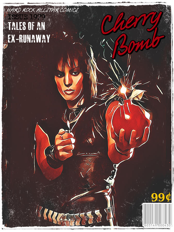 Cherry Bomb Comic Book Digital Art by Christina Rick