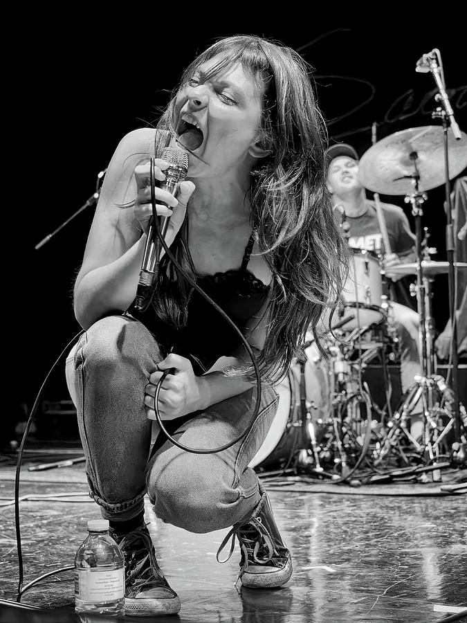 Cherry Glazerr in Concert Photograph by Ron Dubin