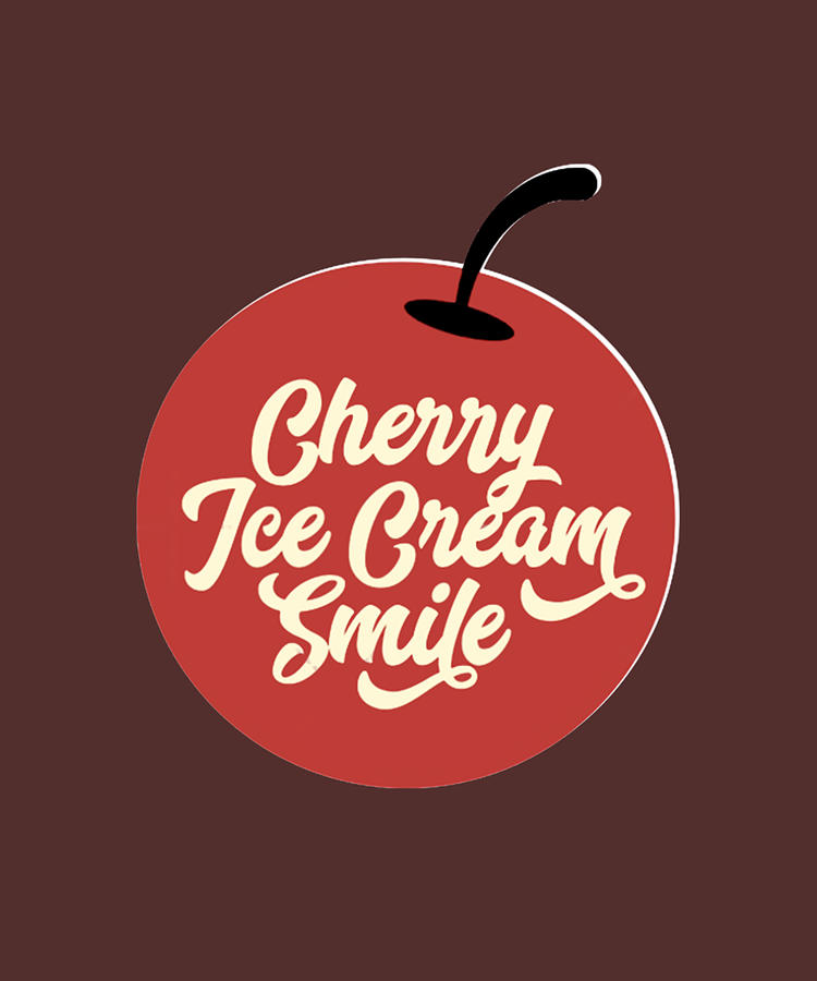 Cherry Ice Cream Smile Shirt Painting by Lee Robertson | Pixels