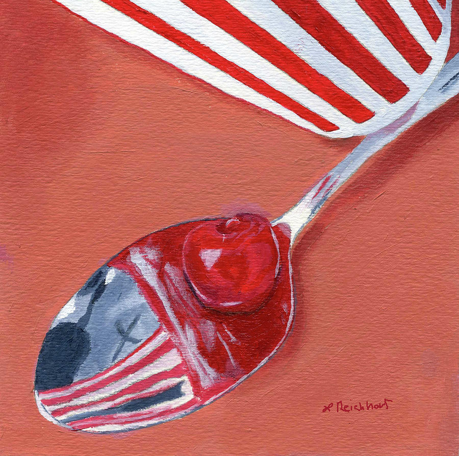 Cherry on Top Painting by Lynne Reichhart