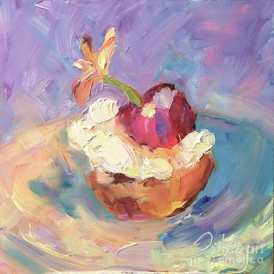 Cherry on Top Painting by Patsy Walton - Fine Art America