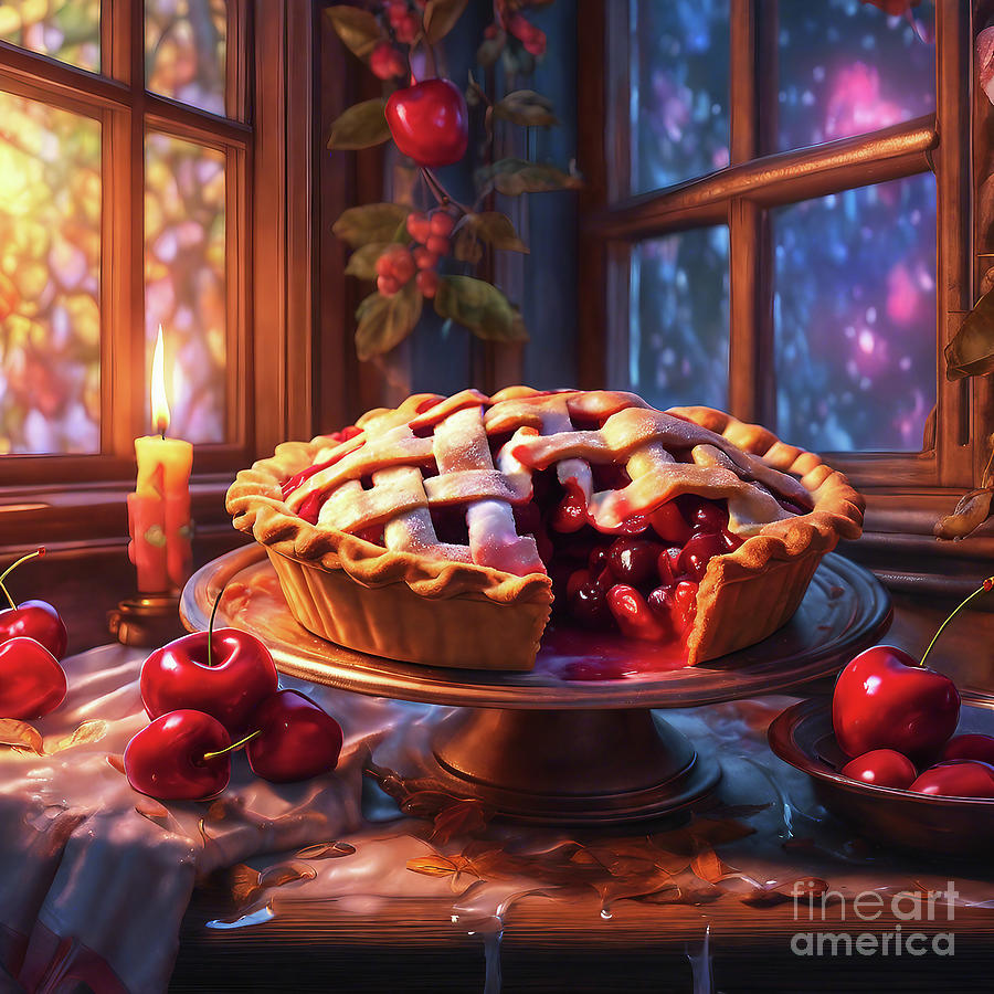 Cherry Pie Digital Art