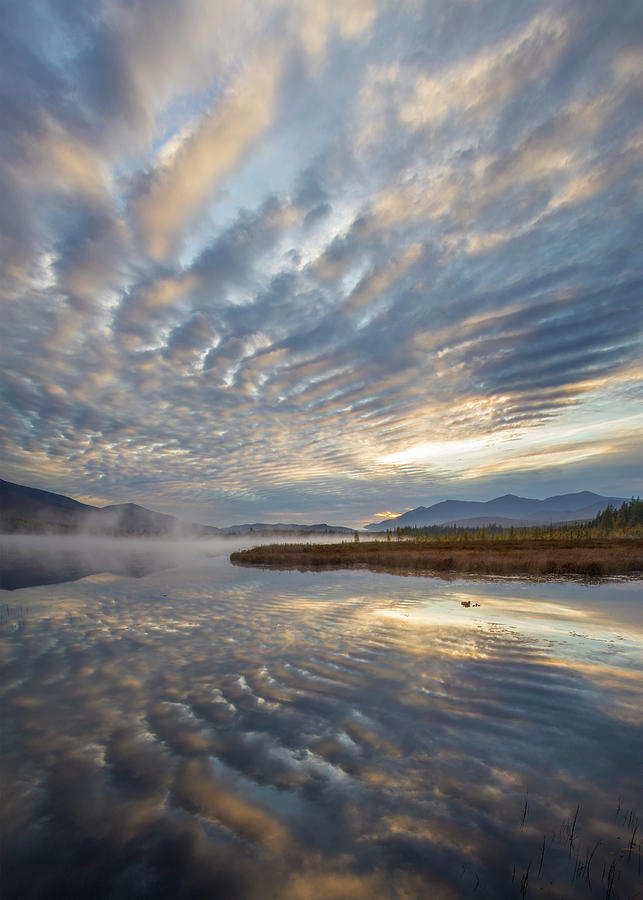Cherry Pond Magic Clouds Photograph by White Mountain Images