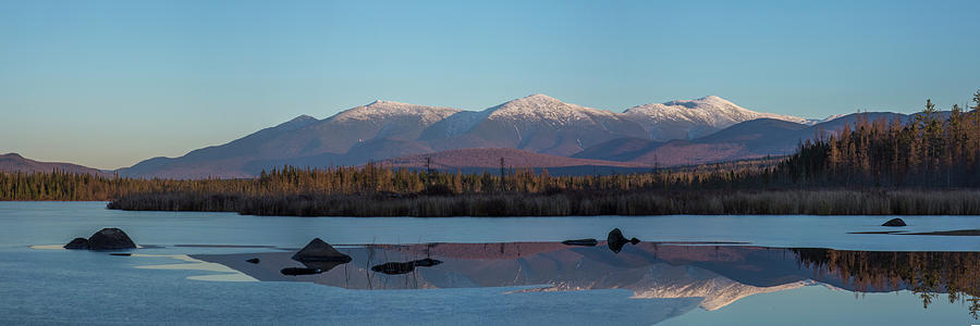 Cherry Pond Reflections Panorama Photograph by White Mountain Images