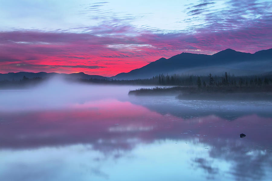 Cherry Pond Sunrise Glow Photograph by White Mountain Images