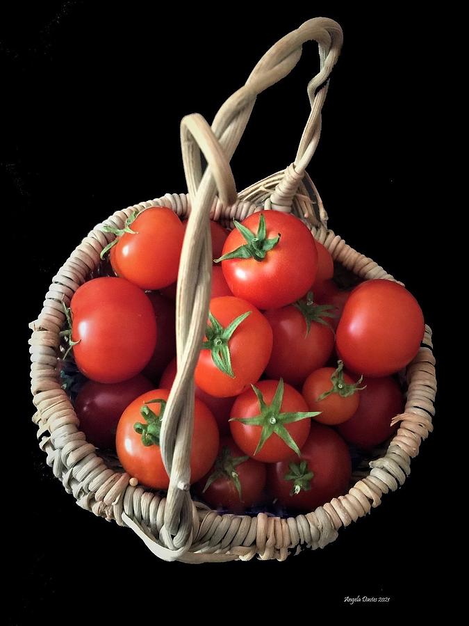 Cherry Tomatoes Photograph by Angela Davies