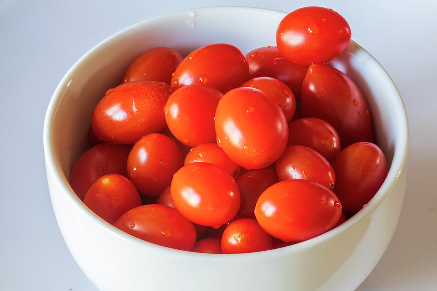 Cherry Tomatoes Photograph by Lindley Johnson