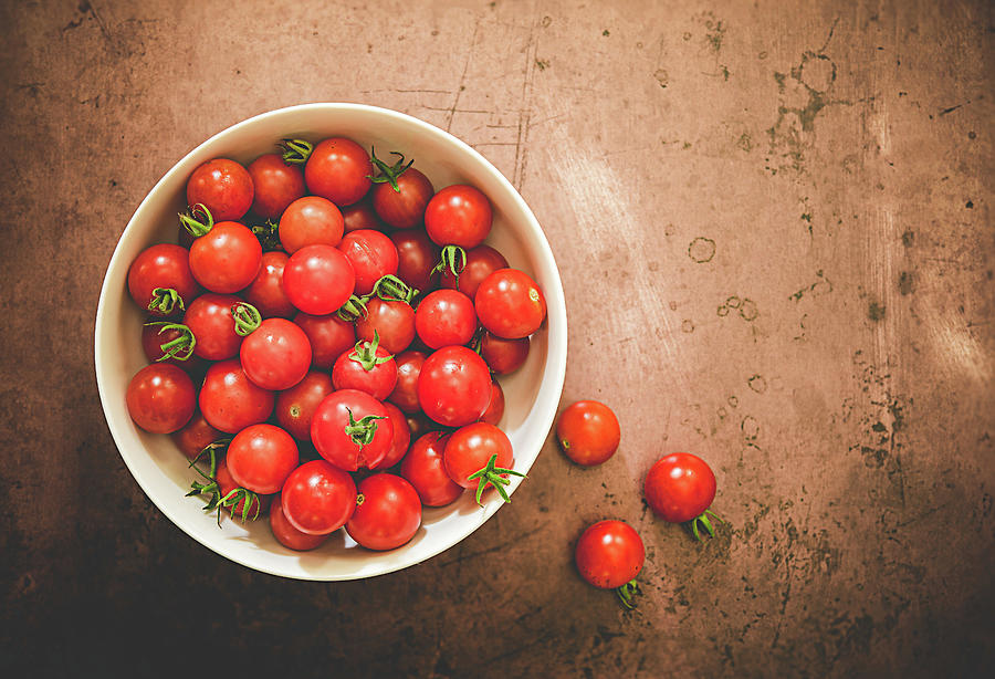 Cherry Tomatoes Photograph by Lori Rowland