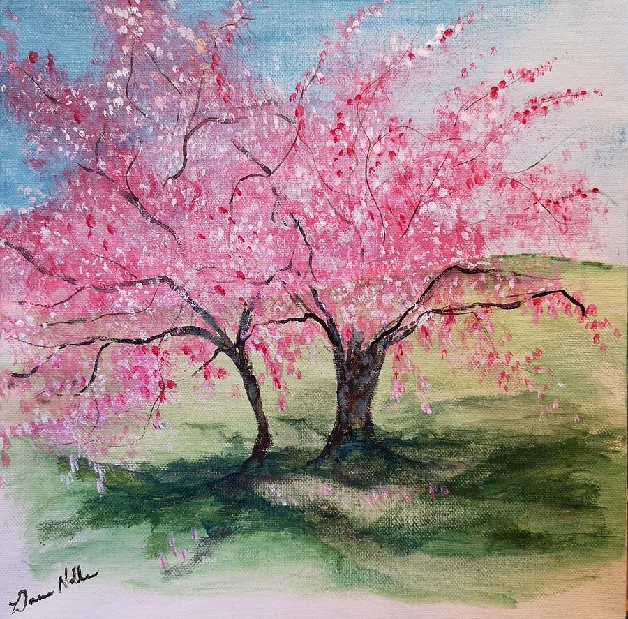 Cherryblossom Painting by Dawn Noble - Fine Art America