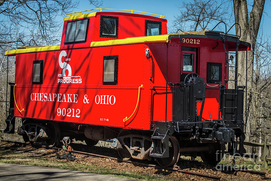 Chesapeake and Ohio Railway Caboose 2 Photograph by Gary Whitton