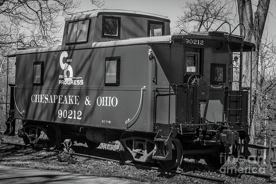 Chesapeake and Ohio Railway Caboose  Photograph by Gary Whitton