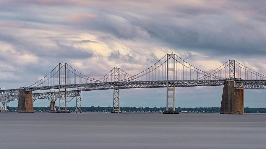 Chesapeake Bay Bridge 02 Photograph by Robert Fawcett