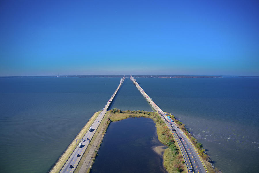 Chesapeake Bay Bridge Photograph by Howard Hartman - Fine Art America