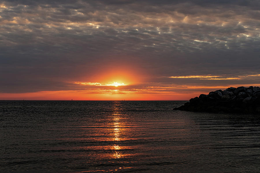 Chesapeake Bay October Sunrise Photograph By Darryl Krauch - Fine Art ...