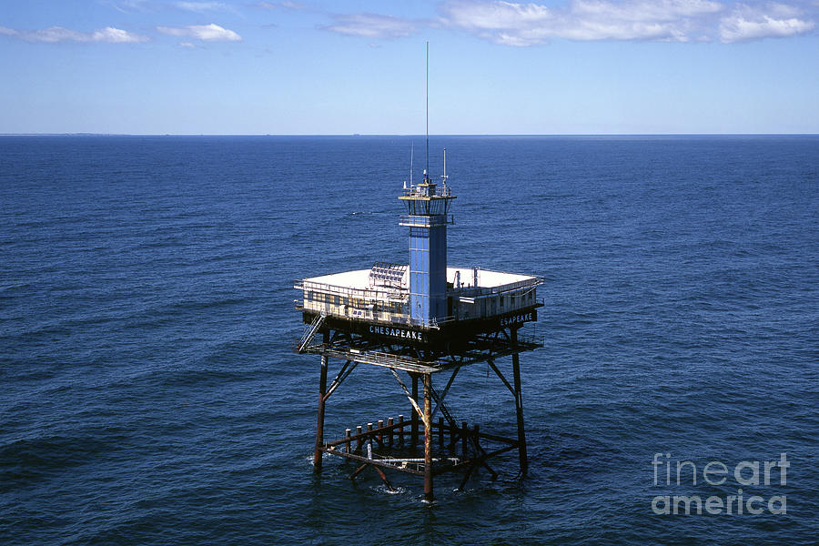 Chesapeake Light Tower - Atlantic Ocean Photograph by Tim Rudziensky