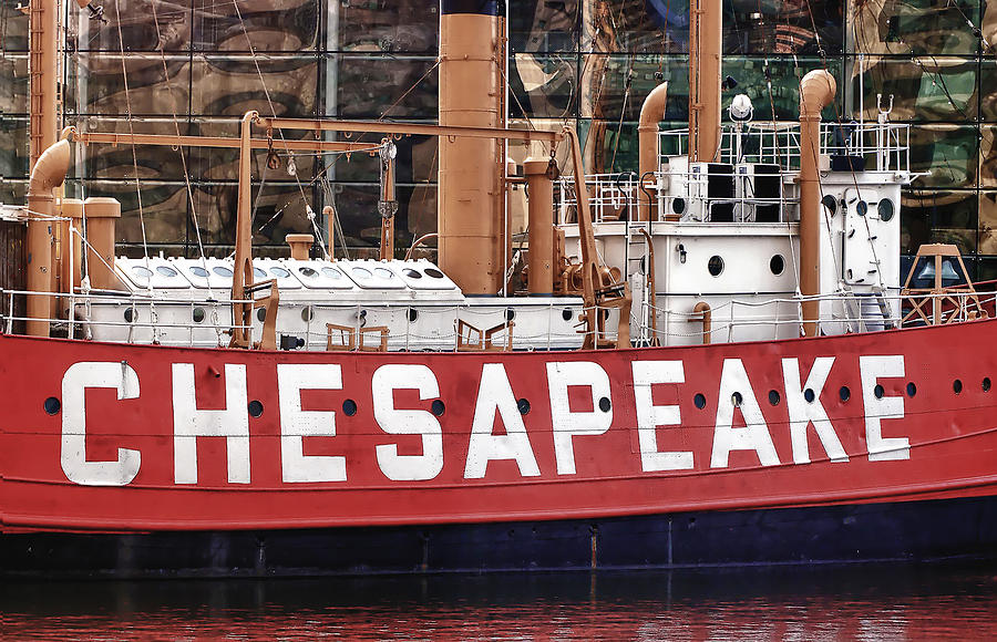 Chesapeake Lightship Photograph by Anthony M Davis