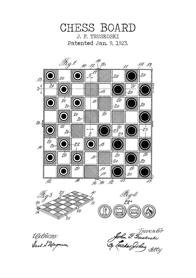 1952 Sanforized Ad Check & Double-Check Game of Chess Theme