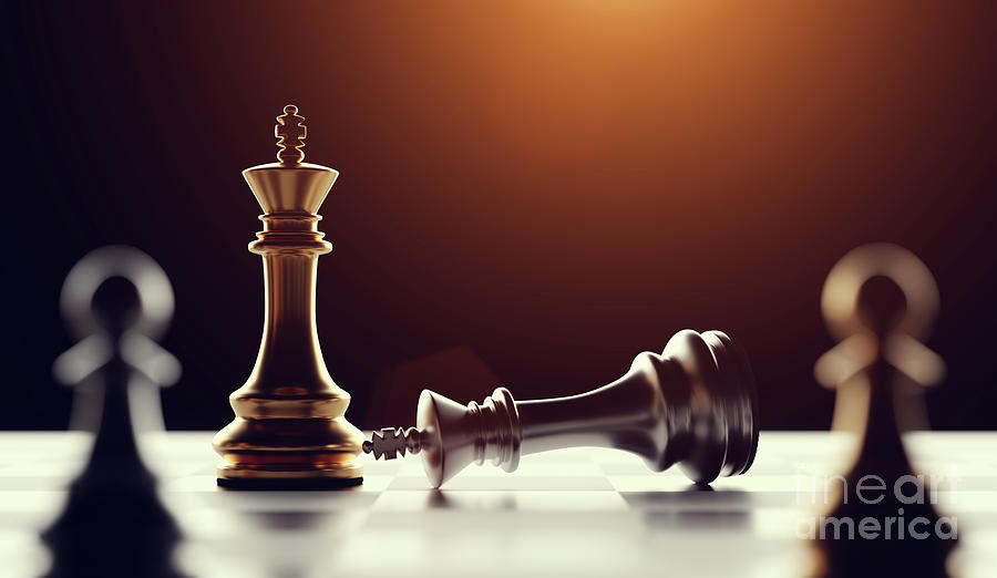 Chess checkmate, win and lose Photograph by Michal Bednarek - Fine