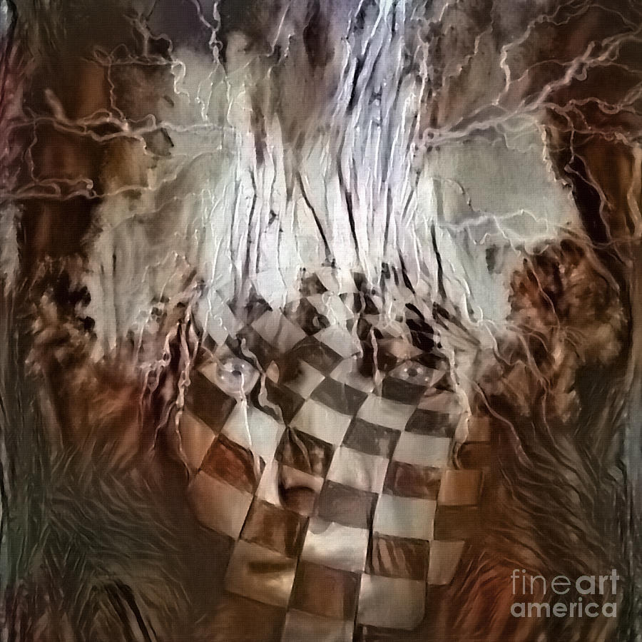 Chess face Digital Art by Bruce Rolff