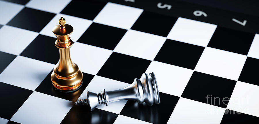 Chess checkmate, win and lose Photograph by Michal Bednarek - Fine