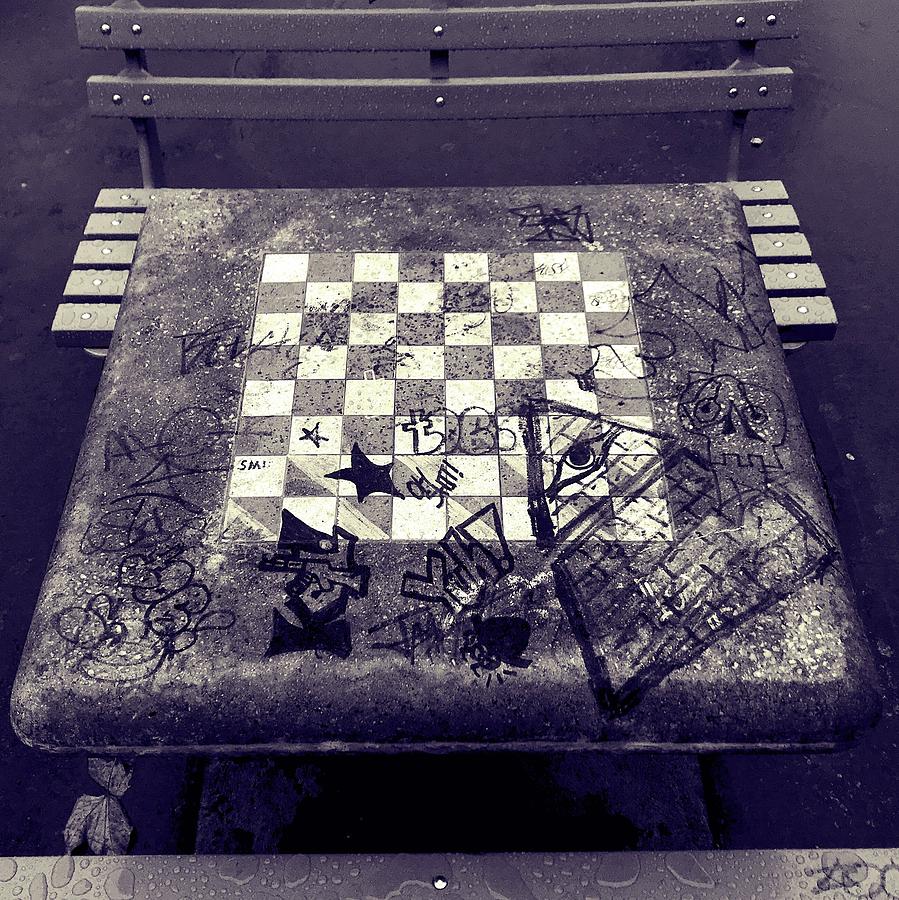 Chess Graffiti Photograph by Julia Maddox | Fine Art America