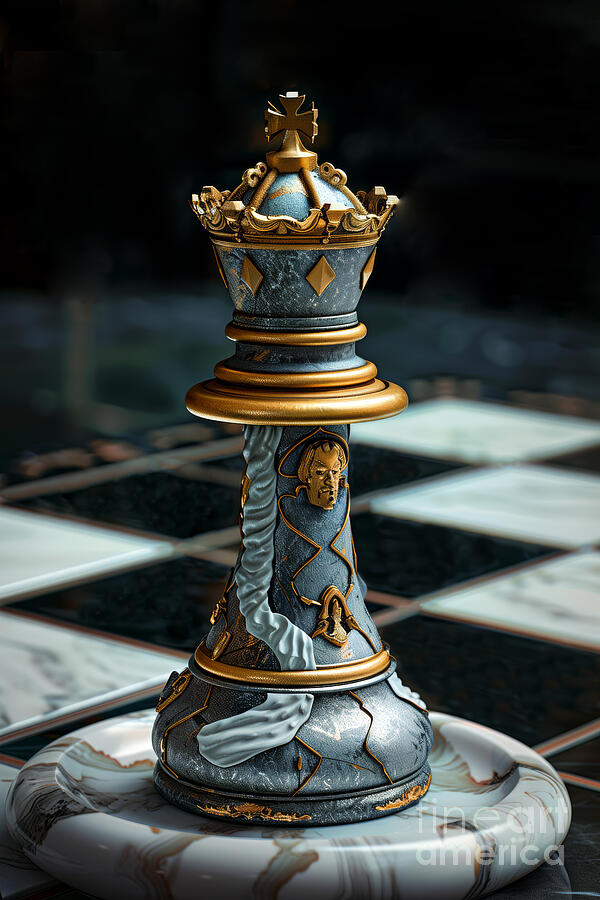 Chess King Series 03012024a Digital Art by Carlos Diaz