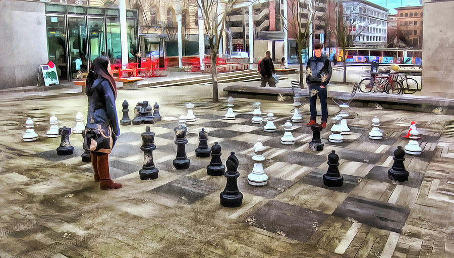 Chess Match  Photograph by Thom Zehrfeld